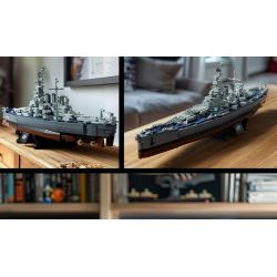 NIFELIZ NF10280 10280 LỚP THIẾT GIÁP HẠM NORTH CAROLINA bộ đồ chơi xếp lắp ráp ghép mô hình Technic NORTH BATTLESHIP Kỹ Thuật Công Nghệ Cao Mô Hình Phương Tiện 1701 khối