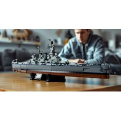 NIFELIZ NF10280 10280 LỚP THIẾT GIÁP HẠM NORTH CAROLINA bộ đồ chơi xếp lắp ráp ghép mô hình Technic NORTH BATTLESHIP Kỹ Thuật Công Nghệ Cao Mô Hình Phương Tiện 1701 khối