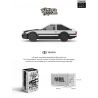 PINBO PB8810 8810 TRÀNG HOA TOYOTA AE86 tỷ lệ 1:32 bộ đồ chơi xếp lắp ráp ghép mô hình Speed Champions Racing Cars Đua Xe Công Thức