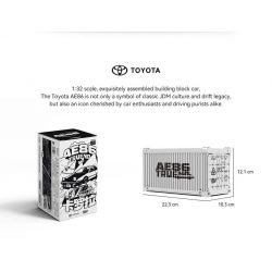 PINBO PB8810 8810 TRÀNG HOA TOYOTA AE86 tỷ lệ 1:32 bộ đồ chơi xếp lắp ráp ghép mô hình Speed Champions Racing Cars Đua Xe Công Thức