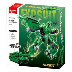 SLUBAN M38-B1279 B1279 1279 M38B1279 38-B1279 BẬC THẦY CƠ KHÍ XE NGỰA CÓ NGƯỜI LÁI BIẾN HÌNH KÉP TIGER ARMOR bộ đồ chơi xếp lắp ráp ghép mô hình 244 khối