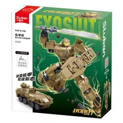 SLUBAN M38-B1280 B1280 1280 M38B1280 38-B1280 BẬC THẦY CƠ KHÍ ÁO GIÁP BỌ CẠP CÓ NGƯỜI LÁI VÀ XE NGỰA BIẾN HÌNH KÉP bộ đồ chơi xếp lắp ráp ghép mô hình 233 khối