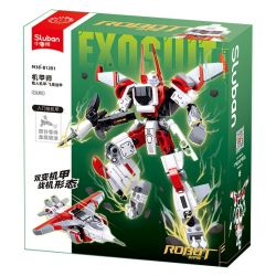 SLUBAN M38-B1281 B1281 1281 M38B1281 38-B1281 BẬC THẦY CƠ KHÍ GIÁP ĐẠI BÀNG BAY CÓ NGƯỜI LÁI VÀ MÁY CHIẾN ĐẤU BIẾN HÌNH KÉP bộ đồ chơi xếp lắp ráp ghép mô hình 234 khối