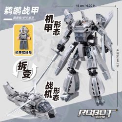 SLUBAN M38-B1282 B1282 1282 M38B1282 38-B1282 BẬC THẦY CƠ KHÍ MÁY BAY CHIẾN ĐẤU CÓ NGƯỜI LÁI GIÁP PELICAN BIẾN HÌNH KÉP bộ đồ chơi xếp lắp ráp ghép mô hình 218 khối