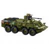 SLUBAN M38-B1251 B1251 1251 M38B1251 38-B1251 XE CHIẾN ĐẤU BÁNH LỐP BTR-80AS IFV tỷ lệ 1:35 bộ đồ chơi xếp lắp ráp ghép mô hình Military Army Quân Sự Bộ Đội 619 khối