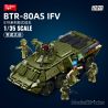 SLUBAN M38-B1251 B1251 1251 M38B1251 38-B1251 XE CHIẾN ĐẤU BÁNH LỐP BTR-80AS IFV tỷ lệ 1:35 bộ đồ chơi xếp lắp ráp ghép mô hình Military Army Quân Sự Bộ Đội 619 khối