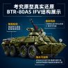 SLUBAN M38-B1251 B1251 1251 M38B1251 38-B1251 XE CHIẾN ĐẤU BÁNH LỐP BTR-80AS IFV tỷ lệ 1:35 bộ đồ chơi xếp lắp ráp ghép mô hình Military Army Quân Sự Bộ Đội 619 khối