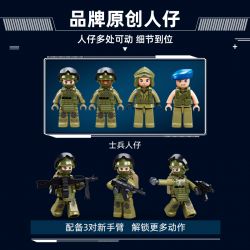 SLUBAN M38-B1251 B1251 1251 M38B1251 38-B1251 XE CHIẾN ĐẤU BÁNH LỐP BTR-80AS IFV tỷ lệ 1:35 bộ đồ chơi xếp lắp ráp ghép mô hình Military Army Quân Sự Bộ Đội 619 khối