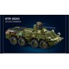 SLUBAN M38-B1251 B1251 1251 M38B1251 38-B1251 XE CHIẾN ĐẤU BÁNH LỐP BTR-80AS IFV tỷ lệ 1:35 bộ đồ chơi xếp lắp ráp ghép mô hình Military Army Quân Sự Bộ Đội 619 khối