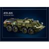 SLUBAN M38-B1251 B1251 1251 M38B1251 38-B1251 XE CHIẾN ĐẤU BÁNH LỐP BTR-80AS IFV tỷ lệ 1:35 bộ đồ chơi xếp lắp ráp ghép mô hình Military Army Quân Sự Bộ Đội 619 khối