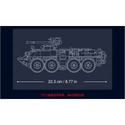 SLUBAN M38-B1251 B1251 1251 M38B1251 38-B1251 XE CHIẾN ĐẤU BÁNH LỐP BTR-80AS IFV tỷ lệ 1:35 bộ đồ chơi xếp lắp ráp ghép mô hình Military Army Quân Sự Bộ Đội 619 khối