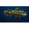SLUBAN M38-B1251 B1251 1251 M38B1251 38-B1251 XE CHIẾN ĐẤU BÁNH LỐP BTR-80AS IFV tỷ lệ 1:35 bộ đồ chơi xếp lắp ráp ghép mô hình Military Army Quân Sự Bộ Đội 619 khối