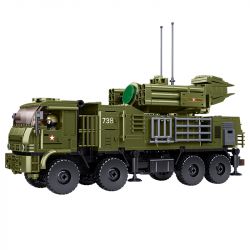SLUBAN M38-B1252 B1252 1252 M38B1252 38-B1252 HỆ THỐNG PHÒNG KHÔNG PANTSIR S1S tỷ lệ 1:35 bộ đồ chơi xếp lắp ráp ghép mô hình Military Army Quân Sự Bộ Đội 669 khối