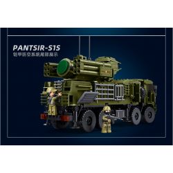 SLUBAN M38-B1252 B1252 1252 M38B1252 38-B1252 HỆ THỐNG PHÒNG KHÔNG PANTSIR S1S tỷ lệ 1:35 bộ đồ chơi xếp lắp ráp ghép mô hình Military Army Quân Sự Bộ Đội 669 khối