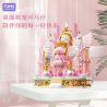 GEKKOSHA 804257 GIÁ ĐỠ ĐIỆN THOẠI DI ĐỘNG FANTASY THRONE ANGEL PURE WHITE FEATHER DREAM bộ đồ chơi xếp lắp ráp ghép mô hình Arts & Crafts
