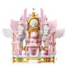GEKKOSHA 804257 GIÁ ĐỠ ĐIỆN THOẠI DI ĐỘNG FANTASY THRONE ANGEL PURE WHITE FEATHER DREAM bộ đồ chơi xếp lắp ráp ghép mô hình Arts & Crafts