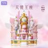 GEKKOSHA 804257 GIÁ ĐỠ ĐIỆN THOẠI DI ĐỘNG FANTASY THRONE ANGEL PURE WHITE FEATHER DREAM bộ đồ chơi xếp lắp ráp ghép mô hình Arts & Crafts