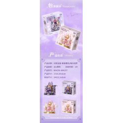 GEKKOSHA 804257 GIÁ ĐỠ ĐIỆN THOẠI DI ĐỘNG FANTASY THRONE ANGEL PURE WHITE FEATHER DREAM bộ đồ chơi xếp lắp ráp ghép mô hình Arts & Crafts