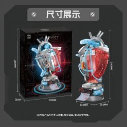 ZOIN GK102 SÁNG TẠO KHÔNG GIỚI HẠN TRÁI TIM bộ đồ chơi xếp lắp ráp ghép mô hình