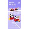 WHAT 6102-1 PING PONG NHÀ VÔ ĐỊCH PANDA bộ đồ chơi xếp lắp ráp ghép mô hình 715 khối