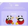 WHAT 6102-1 PING PONG NHÀ VÔ ĐỊCH PANDA bộ đồ chơi xếp lắp ráp ghép mô hình 715 khối