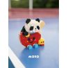 WHAT 6102-1 PING PONG NHÀ VÔ ĐỊCH PANDA bộ đồ chơi xếp lắp ráp ghép mô hình 715 khối
