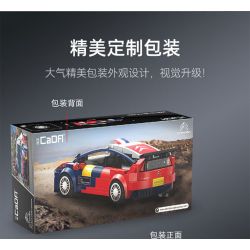 CADA DOUBLEE C55033 55033 XE ĐUA CITROEN C4 WRC 1:24 tỷ lệ 1:24 bộ đồ chơi xếp lắp ráp ghép mô hình Creator 2008 CITROEN C4 WRC Sáng Tạo 296 khối