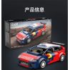CADA DOUBLEE C55033 55033 XE ĐUA CITROEN C4 WRC 1:24 tỷ lệ 1:24 bộ đồ chơi xếp lắp ráp ghép mô hình Creator 2008 CITROEN C4 WRC Sáng Tạo 296 khối