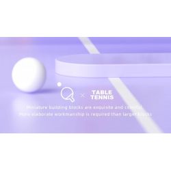 WHAT 6102-2 TABLE TENNIS PONG NHÀ VÔ ĐỊCH BÓNG BÀN bộ đồ chơi xếp lắp ráp ghép mô hình 632 khối