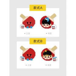 WHAT 6102-2 TABLE TENNIS PONG NHÀ VÔ ĐỊCH BÓNG BÀN bộ đồ chơi xếp lắp ráp ghép mô hình 632 khối