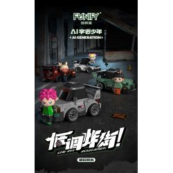 FUNIFY W9024 9024 AI UNIVERSE BOY LOW-KEY XUỐNG PHỐ VỚI 4 PHONG CÁCH HOOM B-BEEZ SINLO LAYLA bộ đồ chơi xếp lắp ráp ghép mô hình AI GENERATION