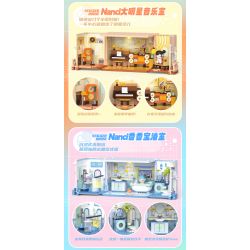 JAKI HK131 NHÀ NANCI JENGA PHÒNG TẬP THỂ DỤC MASTER bộ đồ chơi xếp lắp ráp ghép mô hình