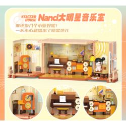 JAKI HK131 NHÀ NANCI JENGA PHÒNG TẬP THỂ DỤC MASTER bộ đồ chơi xếp lắp ráp ghép mô hình