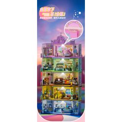 JAKI HK131 NHÀ NANCI JENGA PHÒNG TẬP THỂ DỤC MASTER bộ đồ chơi xếp lắp ráp ghép mô hình