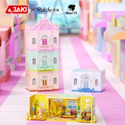 JAKI HK131 NHÀ NANCI JENGA PHÒNG TẬP THỂ DỤC MASTER bộ đồ chơi xếp lắp ráp ghép mô hình