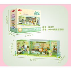JAKI HK133 NANCI JENGA HOUSE PHÒNG ÂM NHẠC SIÊU SAO bộ đồ chơi xếp lắp ráp ghép mô hình