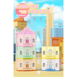 JAKI HK133 NANCI JENGA HOUSE PHÒNG ÂM NHẠC SIÊU SAO bộ đồ chơi xếp lắp ráp ghép mô hình