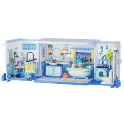 JAKI HK134 NHÀ XẾP CHỒNG NANCI PHÒNG TẮM XIANGXIANGBAO bộ đồ chơi xếp lắp ráp ghép mô hình