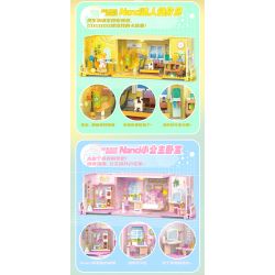 JAKI HK134 NHÀ XẾP CHỒNG NANCI PHÒNG TẮM XIANGXIANGBAO bộ đồ chơi xếp lắp ráp ghép mô hình