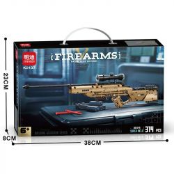 MINGDI LEIBAO K2137 2137 SÚNG BẮN TỈA bộ đồ chơi xếp lắp ráp ghép mô hình Military Army Quân Sự Bộ Đội 314 khối