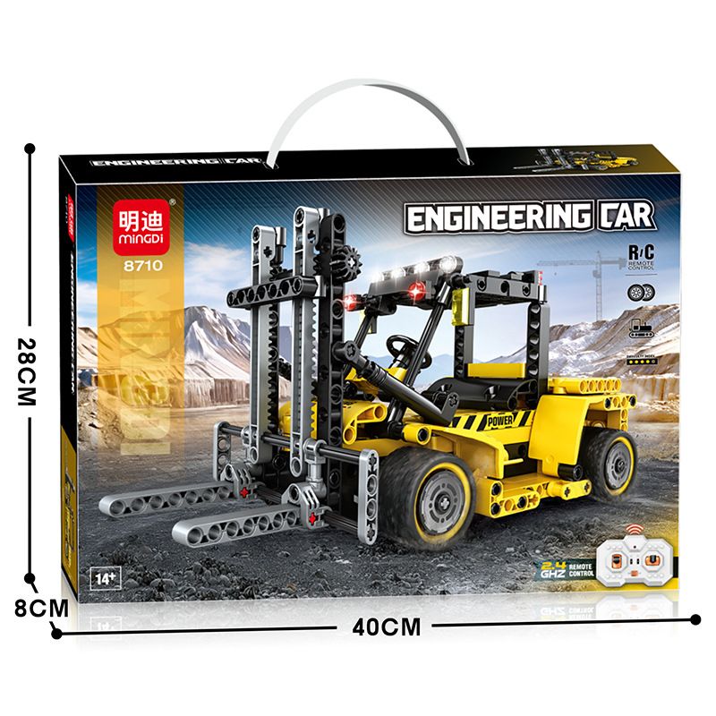 MINGDI LEIBAO 8710 XE NÂNG KỸ THUẬT ĐIỀU KHIỂN TỪ XA bộ đồ chơi xếp lắp ráp ghép mô hình Technic ENGINEERING CAR Kỹ Thuật Công Nghệ Cao Mô Hình Phương Tiện