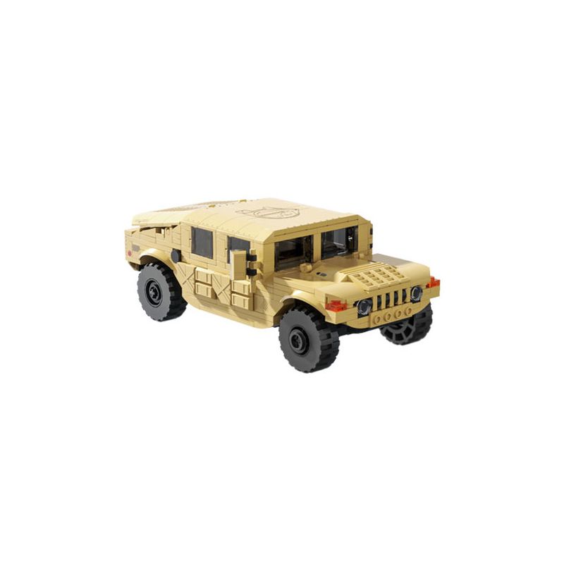 XBERT 66005 XE QUÂN SỰ HUMMER H1 bộ đồ chơi xếp lắp ráp ghép mô hình Speed Champions Racing Cars MILITARY VEHICLE H1 Đua Xe Công Thức 510 khối