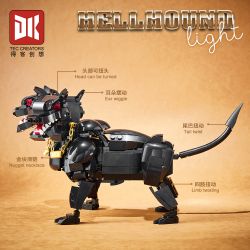 DK 7044 CHÓ BA ĐẦU CỔNG ĐỊA NGỤC bộ đồ chơi xếp lắp ráp ghép mô hình HELLHOUND 820 khối