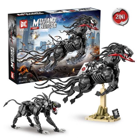 DK 7046 NGỰA CÓ NỌC ĐỘC bộ đồ chơi xếp lắp ráp ghép mô hình Movie & Game MUTANT HORSE Phim Và Trò Chơi 998 khối