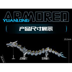 Kazi KY8124 8124 THIẾT BỊ CƠ KHÍ NGUYÊN LONG LƯU QUANG PHÁO SONG HÌNH bộ đồ chơi xếp lắp ráp ghép mô hình 1390 khối