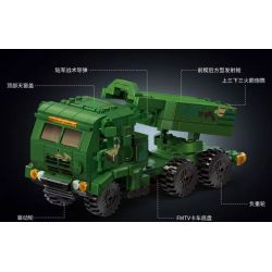 LE YI 66068 BỆ PHÓNG TÊN LỬA HAIMAS bộ đồ chơi xếp lắp ráp ghép mô hình Military Army M142 HIGH MOBILITY ARTILLERY ROCKET SYSTEM Quân Sự Bộ Đội 505 khối