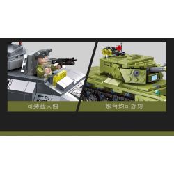 JIESTAR 61120 XE TĂNG HẠNG NẶNG IS-3 bộ đồ chơi xếp lắp ráp ghép mô hình Military Army Quân Sự Bộ Đội 557 khối