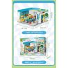 TOP TOY TC2050 2050 CON VẸT NHỎ GÓC THÀNH PHỐ BEBE XƯỞNG 1F bộ đồ chơi xếp lắp ráp ghép mô hình
