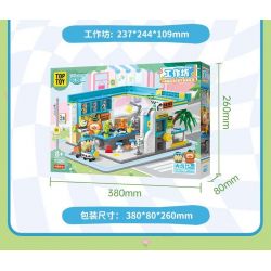 TOP TOY TC2050 2050 CON VẸT NHỎ GÓC THÀNH PHỐ BEBE XƯỞNG 1F bộ đồ chơi xếp lắp ráp ghép mô hình
