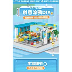 TOP TOY TC2051 2051 VẸT NHỎ GÓC THÀNH PHỐ BEBE RẠP CHIẾU PHIM 2F bộ đồ chơi xếp lắp ráp ghép mô hình